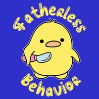 Fatherless Behavior Knife Duck Cute Design Cool Gift Short Acrylic Beanie