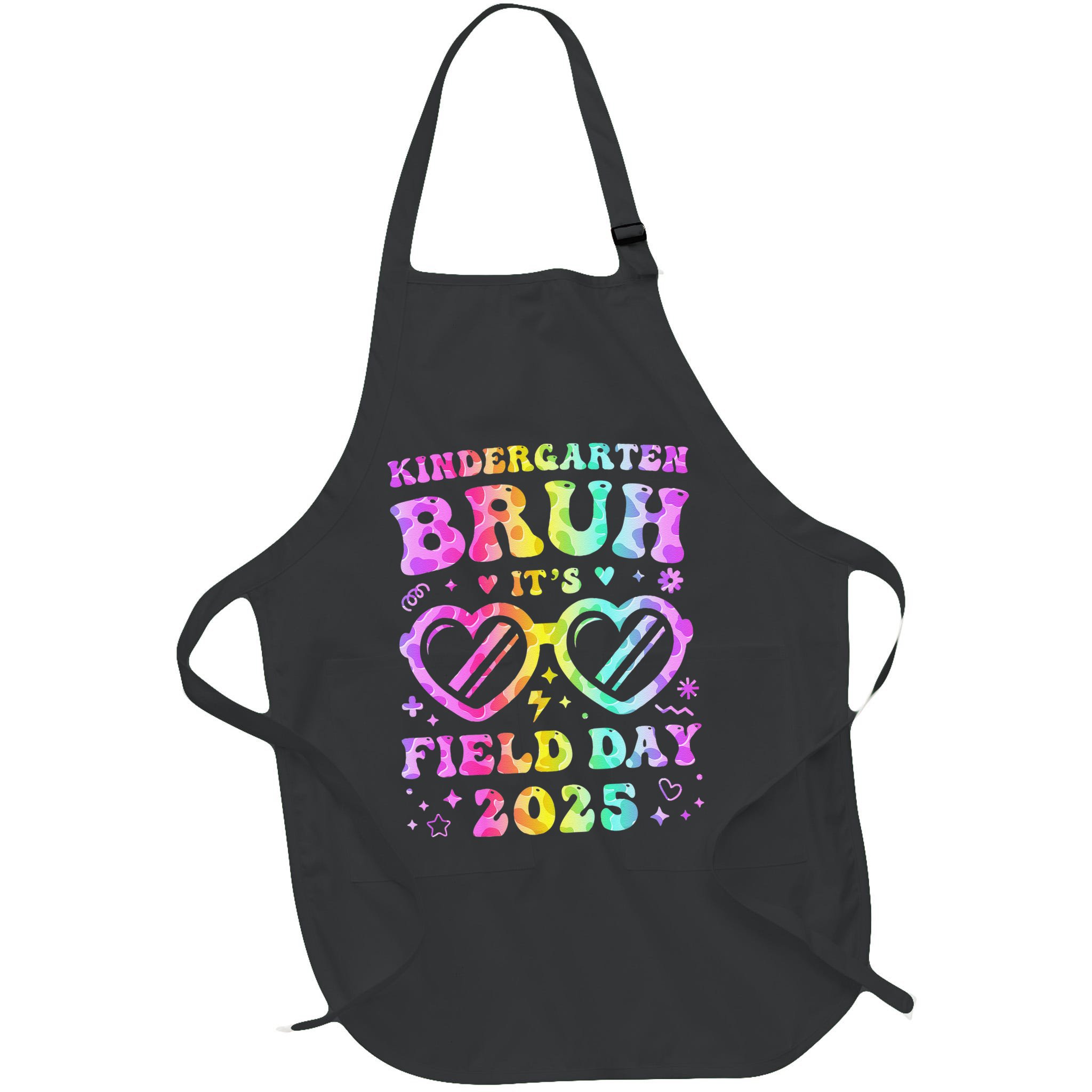 Fun Bruh Kindergarten Field Day 2025 Happy Teacher Girl Gift Apron