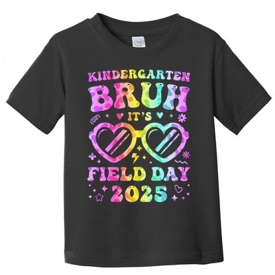 Fun Bruh Kindergarten Field Day 2025 Happy Teacher Girl Gift Toddler T-Shirt