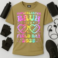 Fun Bruh Kindergarten Field Day 2025 Happy Teacher Girl Gift Cooling Performance Crew T-Shirt