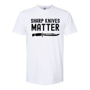 Funny Bladesmith Knifemaker Sharp Knives Matter Activist Gift Softstyle CVC T-Shirt