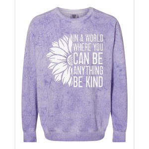 Flower Be Kind Unity Day Orange Anti Bullying Unity Day Colorblast Crewneck Sweatshirt