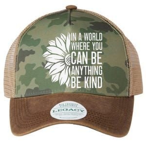 Flower Be Kind Unity Day Orange Anti Bullying Unity Day Legacy Tie Dye Trucker Hat