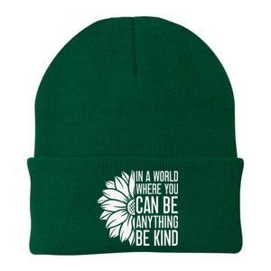 Flower Be Kind Unity Day Orange Anti Bullying Unity Day Knit Cap Winter Beanie