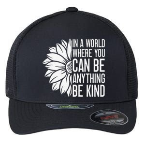 Flower Be Kind Unity Day Orange Anti Bullying Unity Day Flexfit Unipanel Trucker Cap