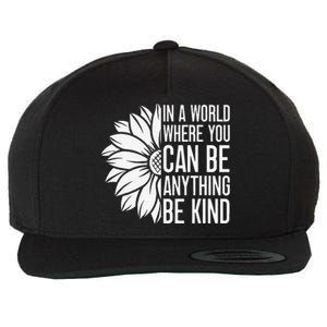 Flower Be Kind Unity Day Orange Anti Bullying Unity Day Wool Snapback Cap