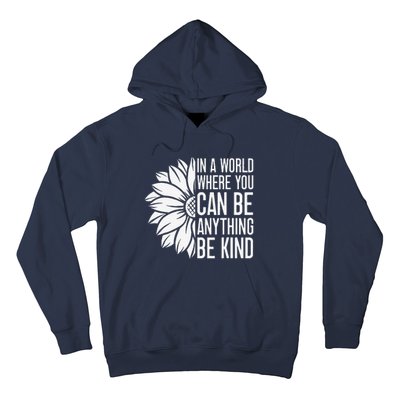 Flower Be Kind Unity Day Orange Anti Bullying Unity Day Hoodie