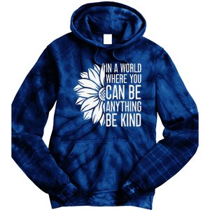 Flower Be Kind Unity Day Orange Anti Bullying Unity Day Tie Dye Hoodie