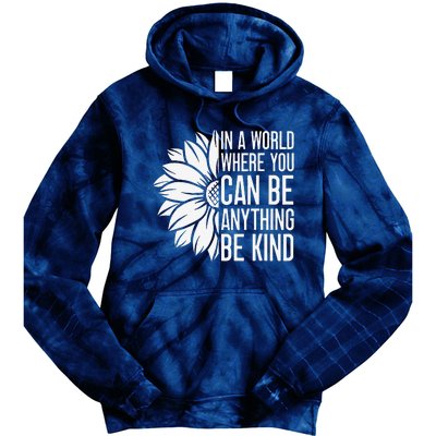 Flower Be Kind Unity Day Orange Anti Bullying Unity Day Tie Dye Hoodie