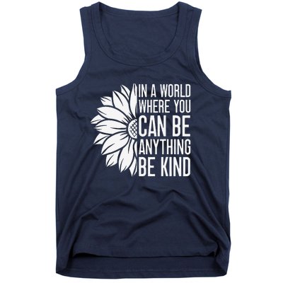 Flower Be Kind Unity Day Orange Anti Bullying Unity Day Tank Top