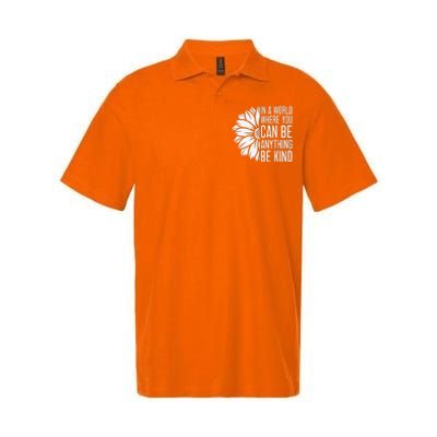 Flower Be Kind Unity Day Orange Anti Bullying Unity Day Softstyle Adult Sport Polo