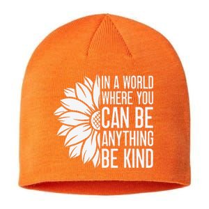 Flower Be Kind Unity Day Orange Anti Bullying Unity Day Sustainable Beanie