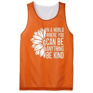 Flower Be Kind Unity Day Orange Anti Bullying Unity Day Mesh Reversible Basketball Jersey Tank