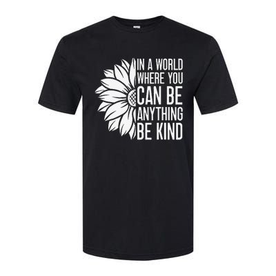 Flower Be Kind Unity Day Orange Anti Bullying Unity Day Softstyle CVC T-Shirt