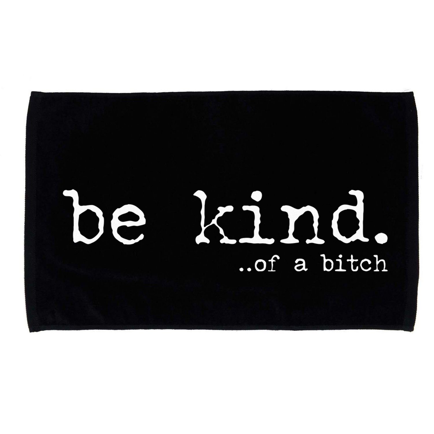 funny be kind of a bitch  Microfiber Hand Towel