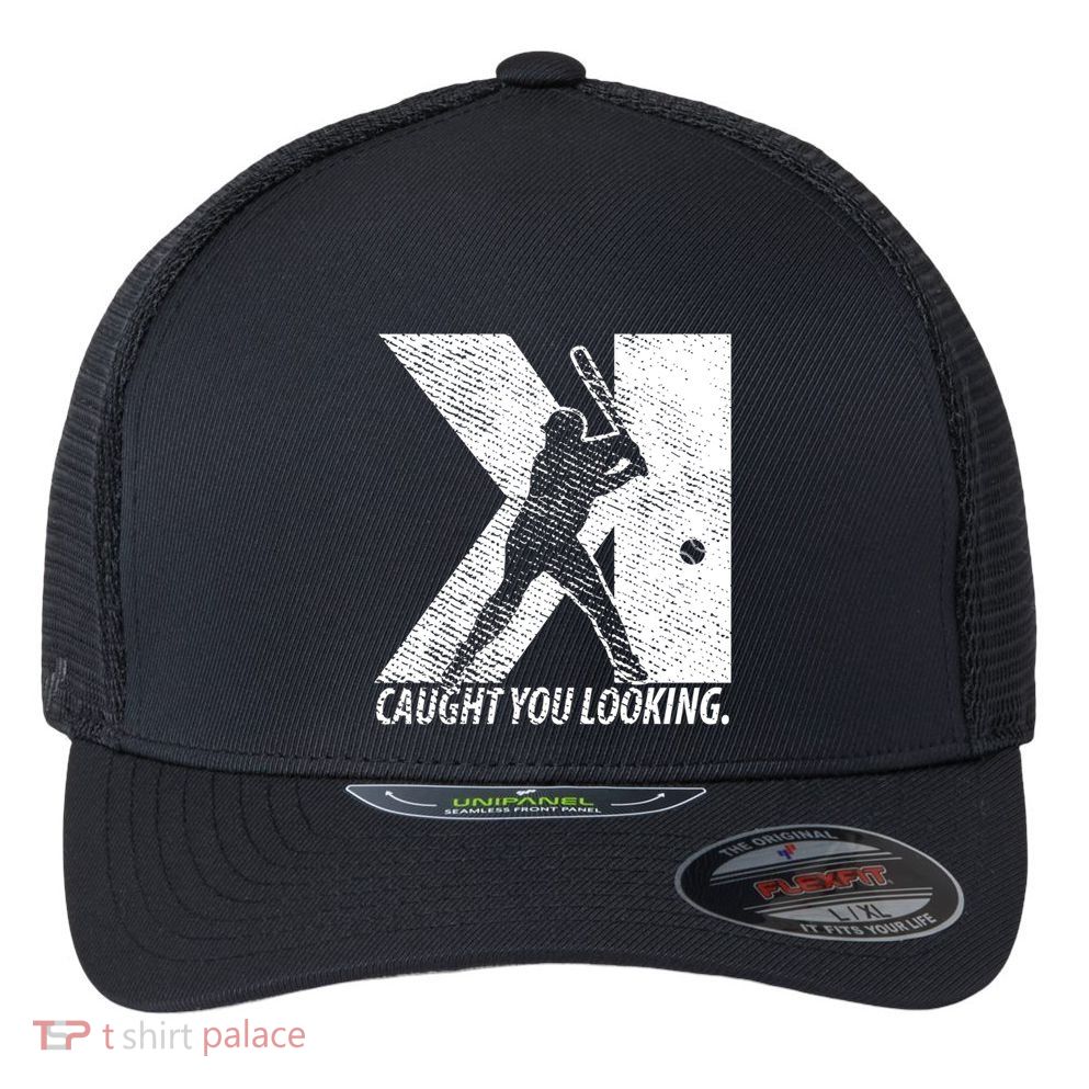 Funny Backwards K Strikeout Baseball Softball Pitching Funny Gift Flexfit Unipanel Trucker Cap