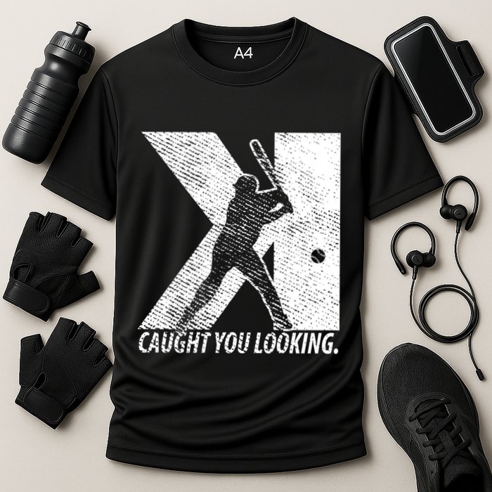 Funny Backwards K Strikeout Baseball Softball Pitching Funny Gift Cooling Performance Crew T-Shirt