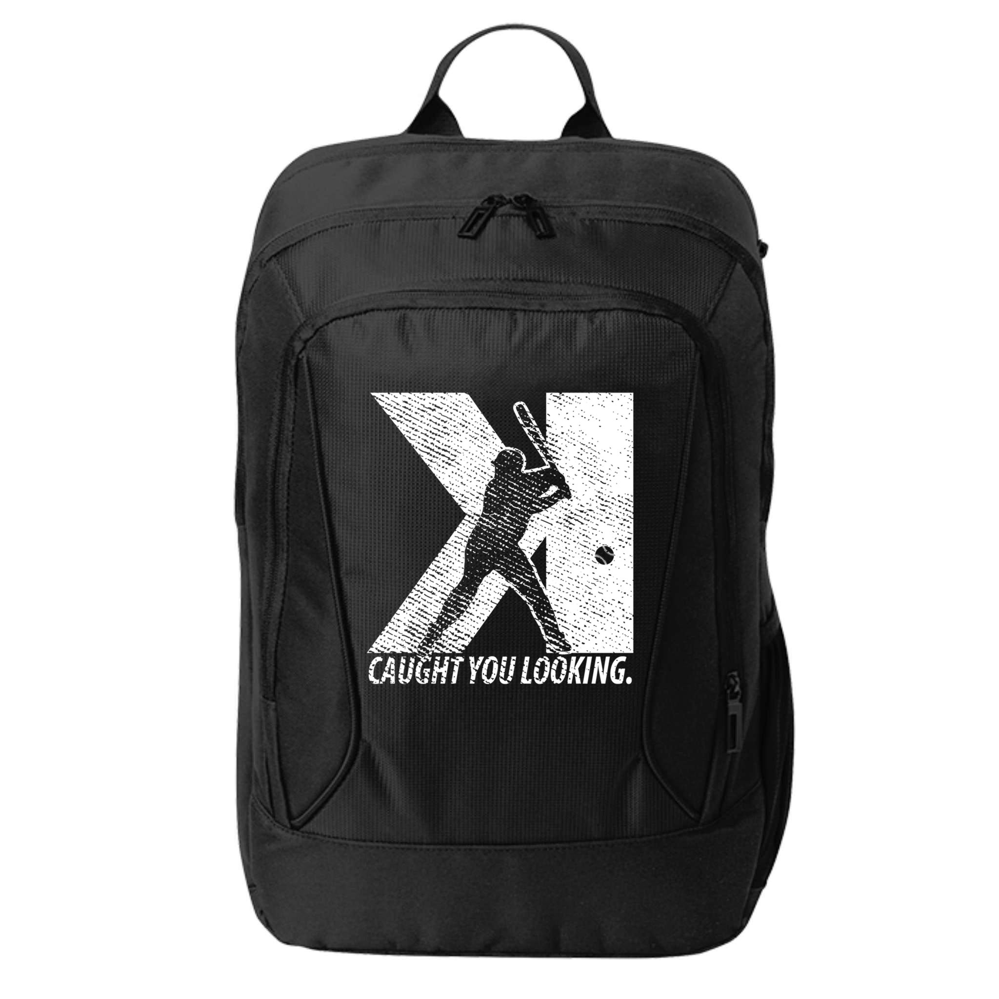 Funny Backwards K Strikeout Baseball Softball Pitching Funny Gift City Backpack