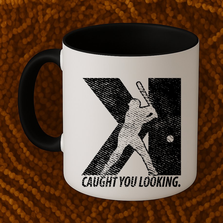 Funny Backwards K Strikeout Baseball Softball Pitching Funny Gift Mug