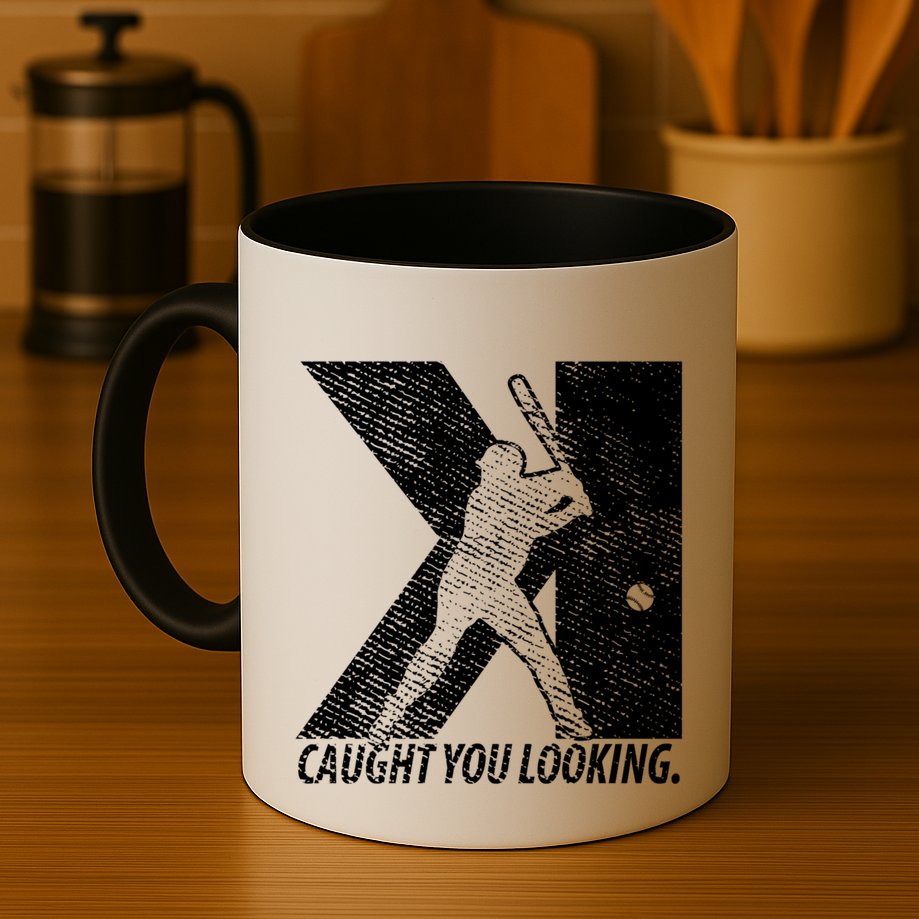 Funny Backwards K Strikeout Baseball Softball Pitching Funny Gift Mug
