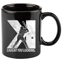 Funny Backwards K Strikeout Baseball Softball Pitching Funny Gift 11oz C Handle Ceramic Mug
