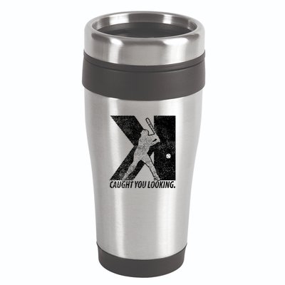 Funny Backwards K Strikeout Baseball Softball Pitching Funny Gift 16oz Travel Tumbler