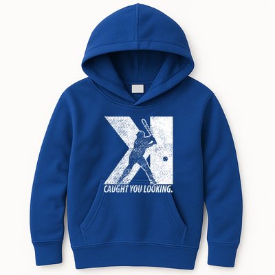 Funny Backwards K Strikeout Baseball Softball Pitching Funny Gift Kids Hoodie