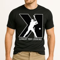 Funny Backwards K Strikeout Looking Baseball Pitching Cooling Performance Crew T-Shirt