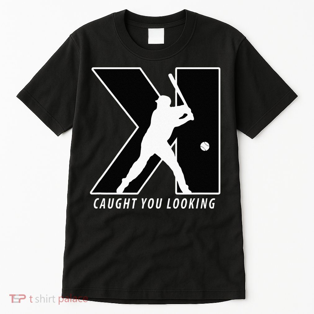 Funny Backwards K Strikeout Looking Baseball Pitching Tall T-Shirt
