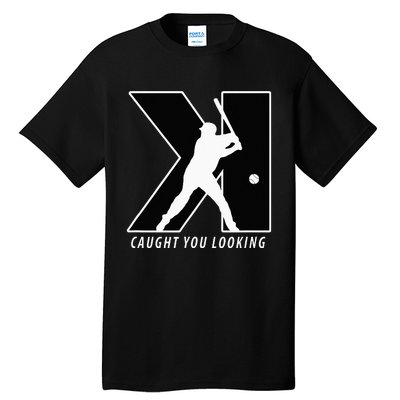 Funny Backwards K Strikeout Looking Baseball Pitching Tall T-Shirt