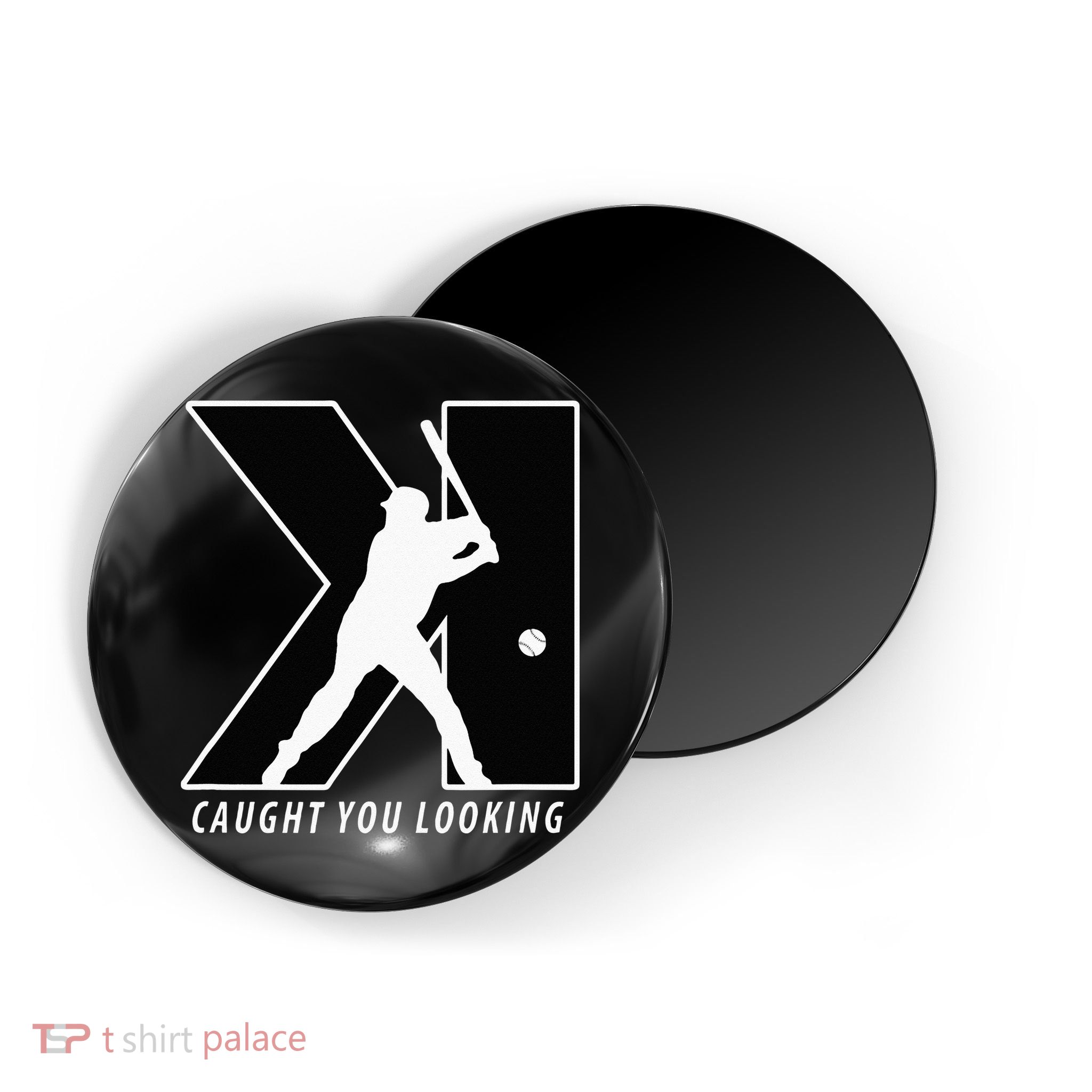 Funny Backwards K Strikeout Looking Baseball Pitching Magnet