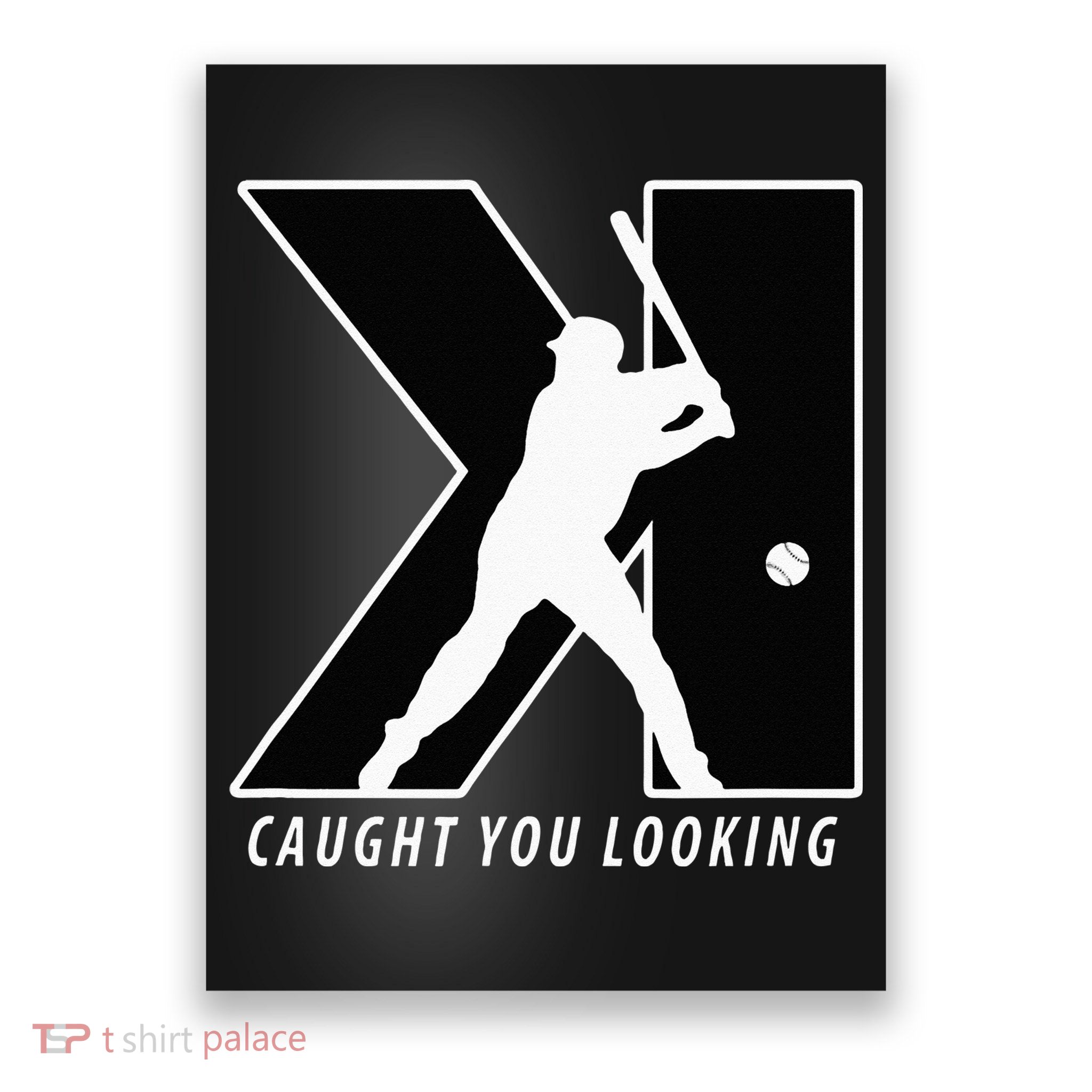 Funny Backwards K Strikeout Looking Baseball Pitching Poster