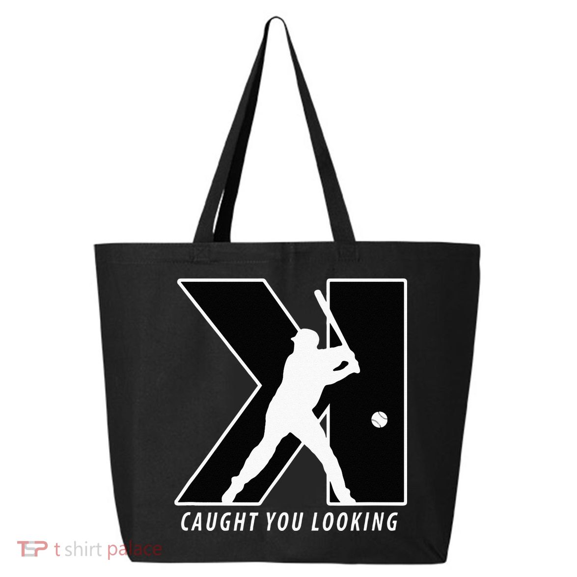 Funny Backwards K Strikeout Looking Baseball Pitching 25L Jumbo Tote