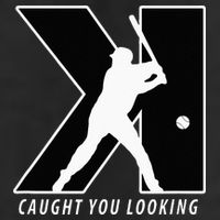 Funny Backwards K Strikeout Looking Baseball Pitching Golf Towel