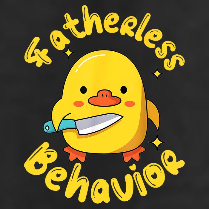 Fatherless Behavior Knife Duck Cute Design Cool Comfort Performance Bucket Hat