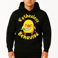 Fatherless Behavior Knife Duck Cute Design Hoodie