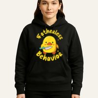 Fatherless Behavior Knife Duck Cute Design Hoodie