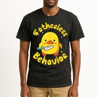 Fatherless Behavior Knife Duck Cute Design Tall T-Shirt
