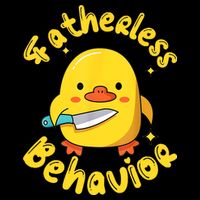 Fatherless Behavior Knife Duck Cute Design Sustainable Bucket Hat