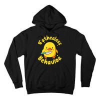 Fatherless Behavior Knife Duck Cute Design Tall Hoodie