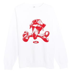 Felt Bone Karimgonebad Premium Crewneck Sweatshirt