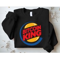 Funny Bitcoin King Logo Sweatshirt