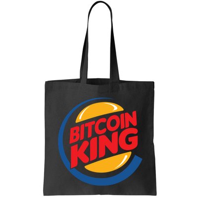 Funny Bitcoin King Logo Bag