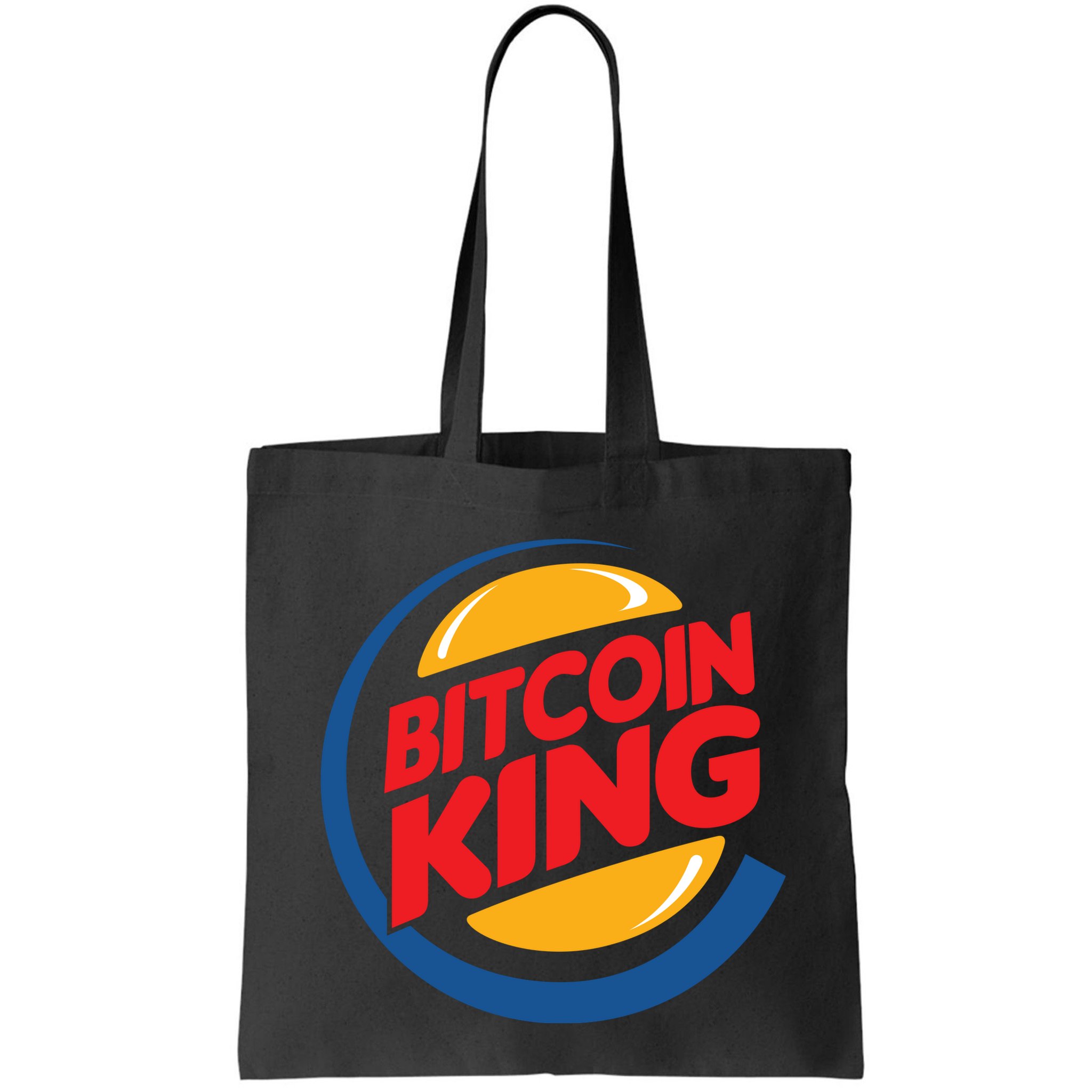Funny Bitcoin King Logo Bag