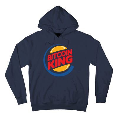 Funny Bitcoin King Logo Tall Hoodie