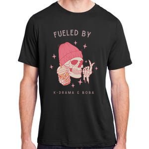 Fueled By K Drama And Boba Adult ChromaSoft Performance T-Shirt