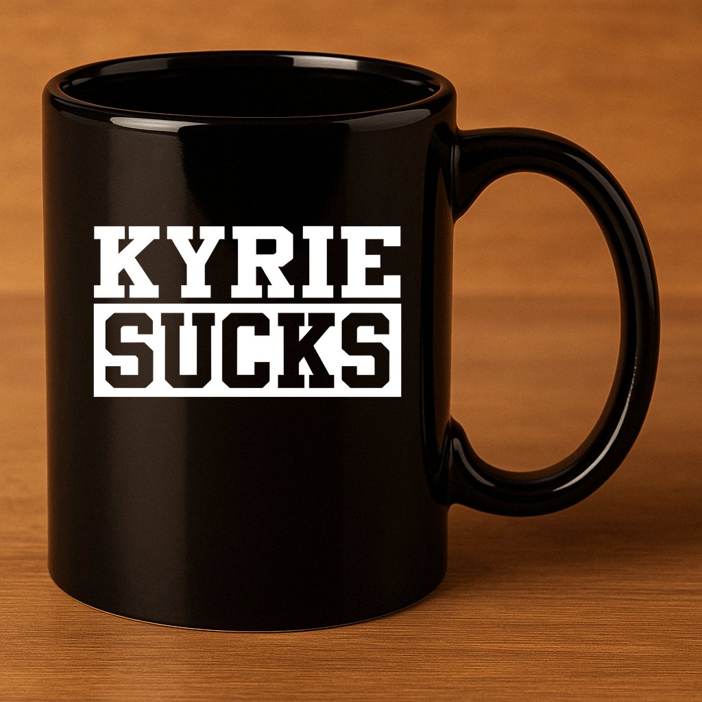 Fenway Brothers Kyrie Sucks 11oz C Handle Ceramic Mug