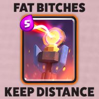 Fat Bitches Keep Distance Funny Meme 25L Jumbo Tote