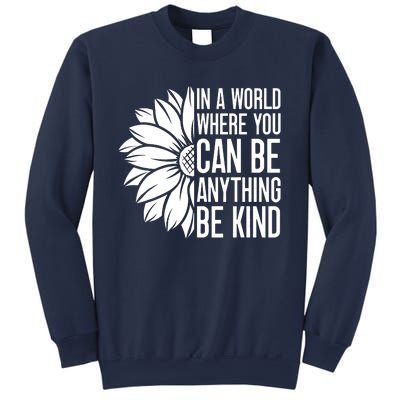 Flower Be Kind Unity Day Orange Anti Bullying Kids Unity Day Sweatshirt