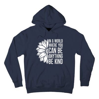 Flower Be Kind Unity Day Orange Anti Bullying Kids Unity Day Tall Hoodie